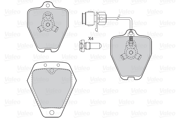 Brake Pad Set, disc brake (601570)