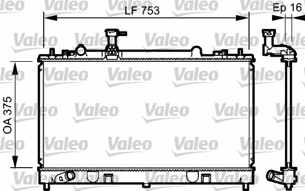 Radiator, engine cooling (734484)