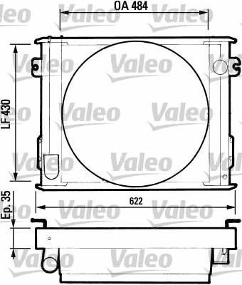 Radiator, engine cooling (730212)