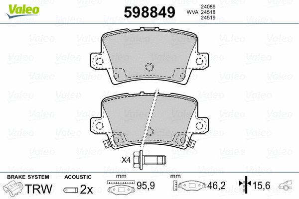 Brake Pad Set, disc brake
