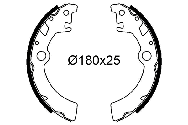 Brake Shoe Set (564335)