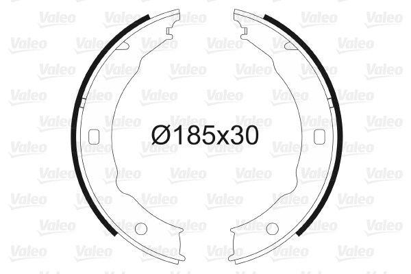 Brake Shoe Set, parking brake (564018)