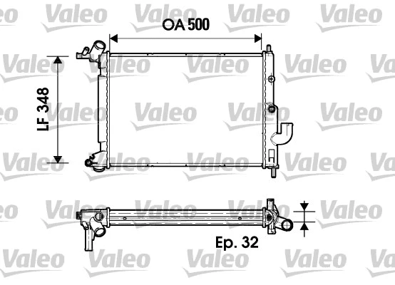 Radiator, engine cooling (731846)