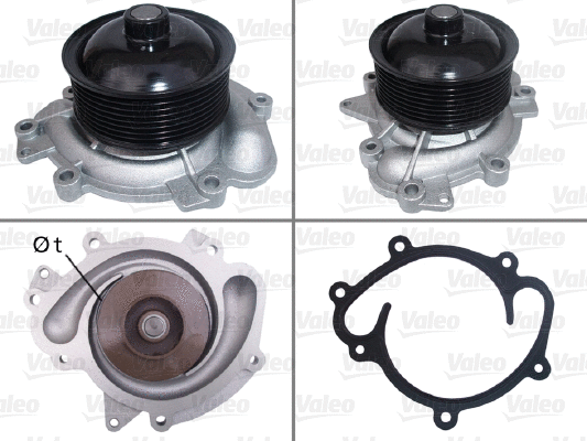 Water Pump, engine cooling (506987)