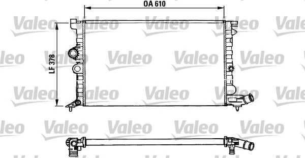 Radiator, engine cooling (731009)