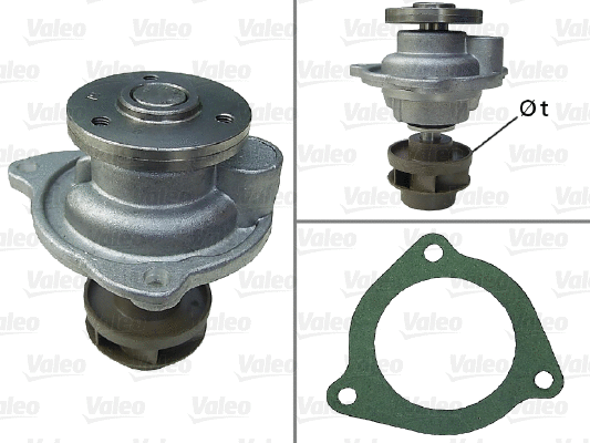 Water Pump, engine cooling (506809)