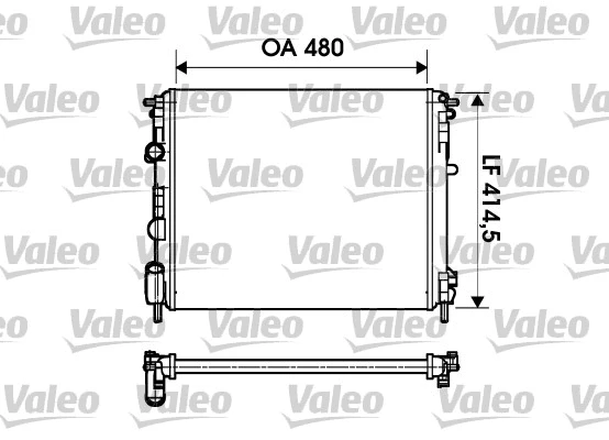 Radiator, engine cooling (732621)