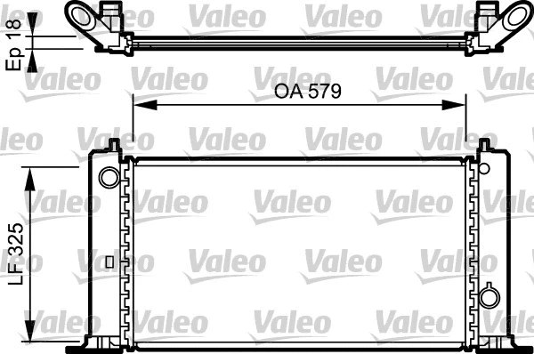 Radiator, engine cooling (734228)