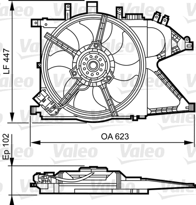Fan, engine cooling (696369)