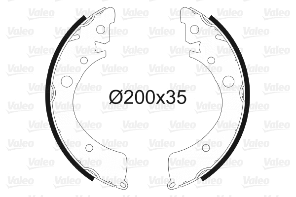 Brake Shoe Set (562994)