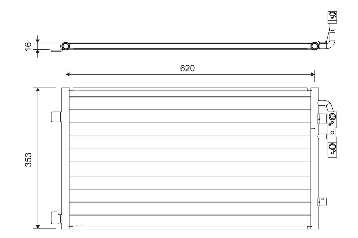 Condenser, air conditioning (822719)