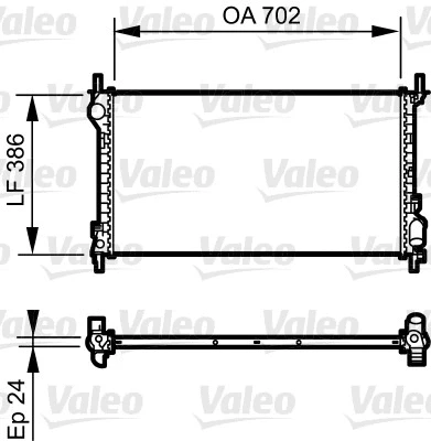 Radiator, engine cooling (735167)