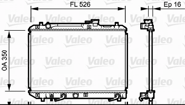 Radiator, engine cooling (734835)