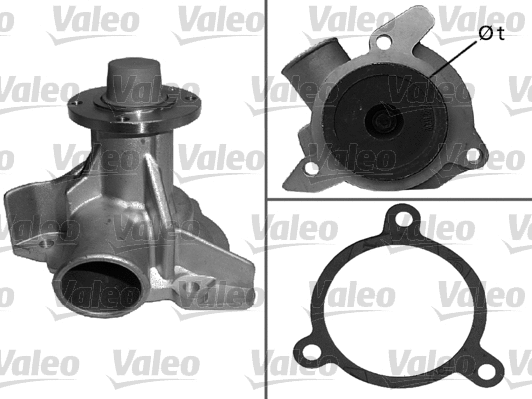 Water Pump, engine cooling (506278)