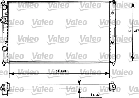 Radiator, engine cooling (731268)