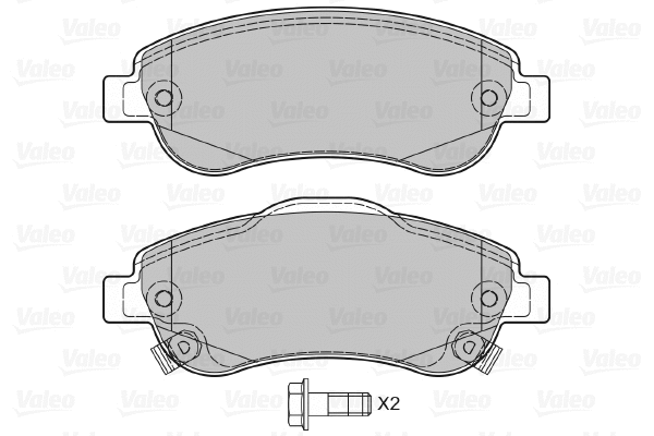 Brake Pad Set, disc brake (598901)