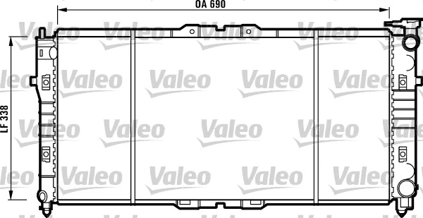 Radiator, engine cooling (731376)