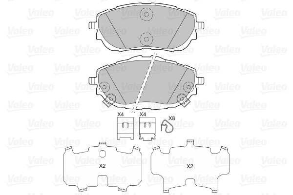 Brake Pad Set, disc brake (601362)