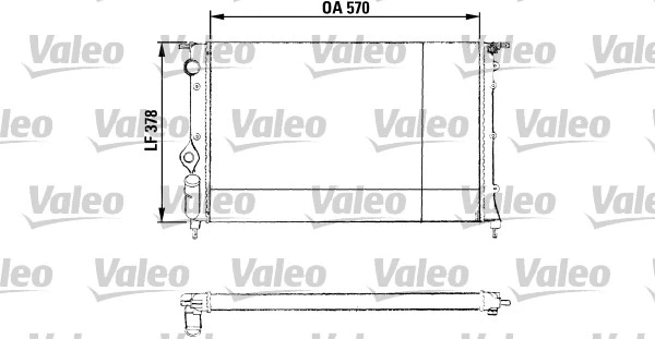 Radiator, engine cooling (730551)