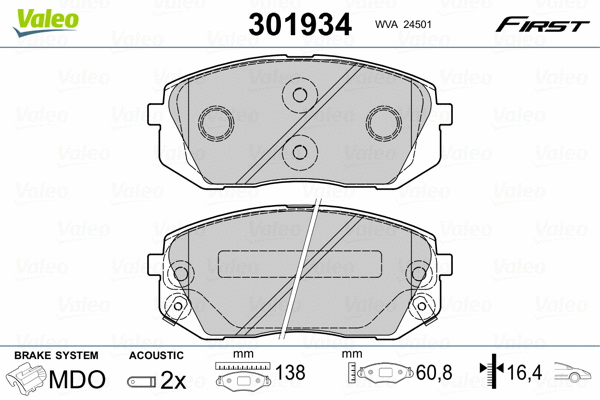 Brake Pad Set, disc brake