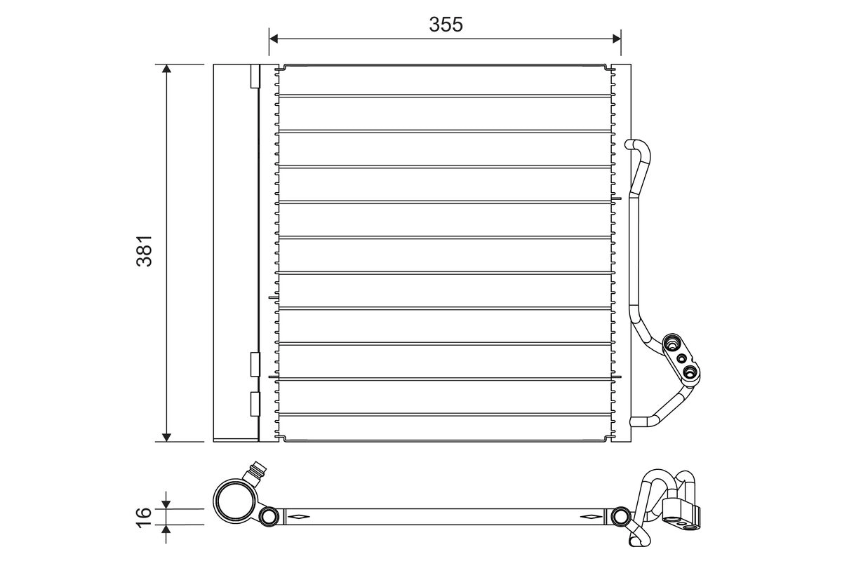 Condenser, air conditioning (822741)
