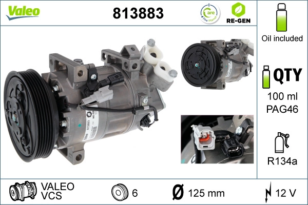 Compressor, air conditioning (813883)