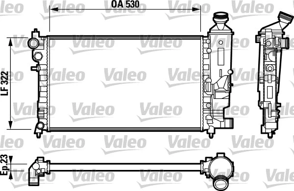 Radiator, engine cooling (732794)