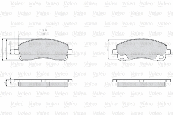 Brake Pad Set, disc brake (872238)