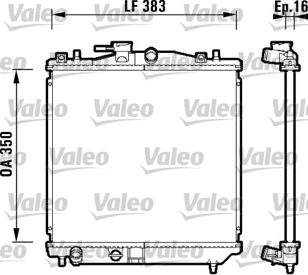 Radiator, engine cooling (734157)