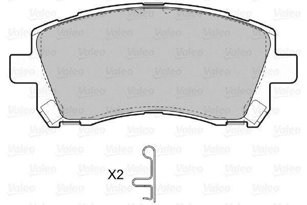 Brake Pad Set, disc brake (598530)