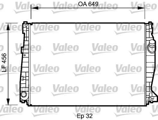 Radiator, engine cooling (735021)