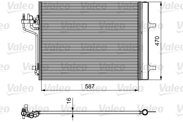 Condenser, air conditioning (814021)