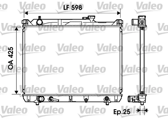 Radiator, engine cooling (734161)