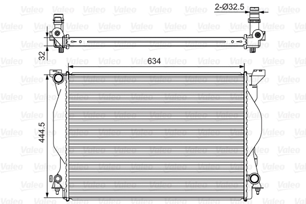 Radiator, engine cooling (734419)