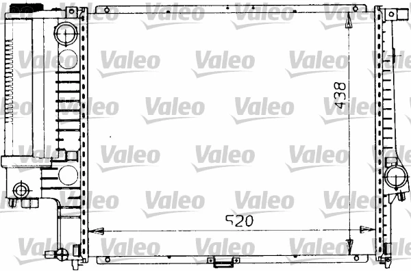 Radiator, engine cooling (819412)