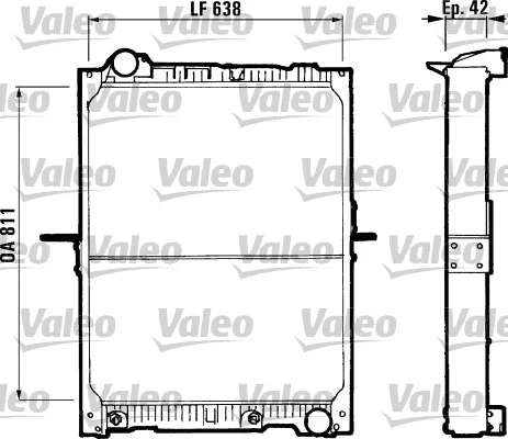 Radiator, engine cooling (730544)