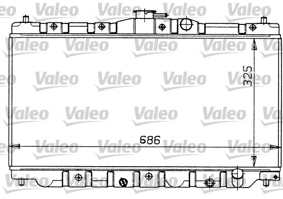 Radiator, engine cooling (730425)