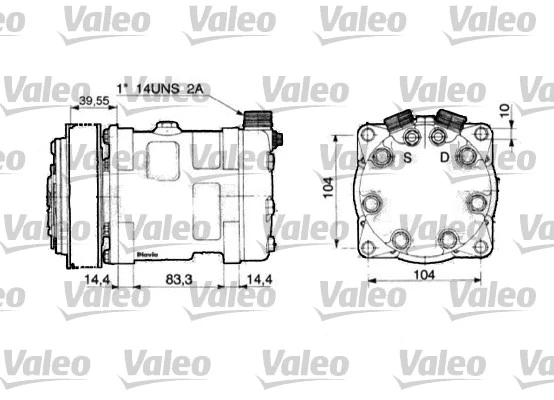 Compressor, air conditioning (815876)