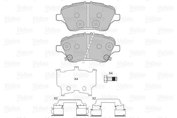 Brake Pad Set, disc brake (601364)