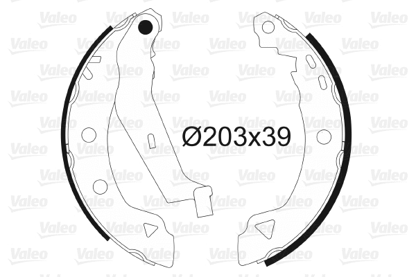 Brake Shoe Set (562589)