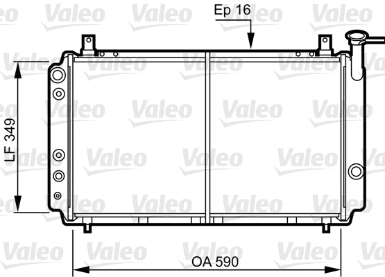 Radiator, engine cooling (731082)