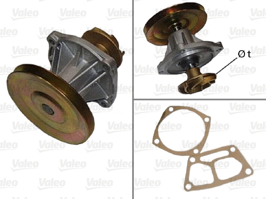 Water Pump, engine cooling (506572)