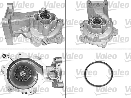 Water Pump, engine cooling (506693)
