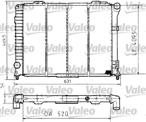 Radiator, engine cooling (810994)