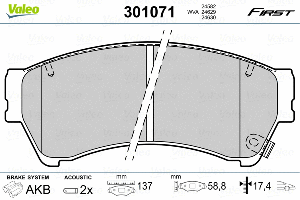 Brake Pad Set, disc brake
