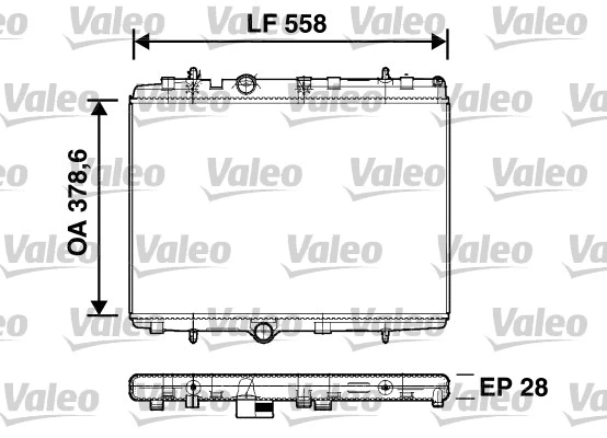 Radiator, engine cooling (734398)
