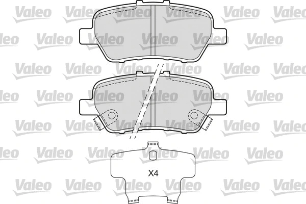 Brake Pad Set, disc brake (601674)