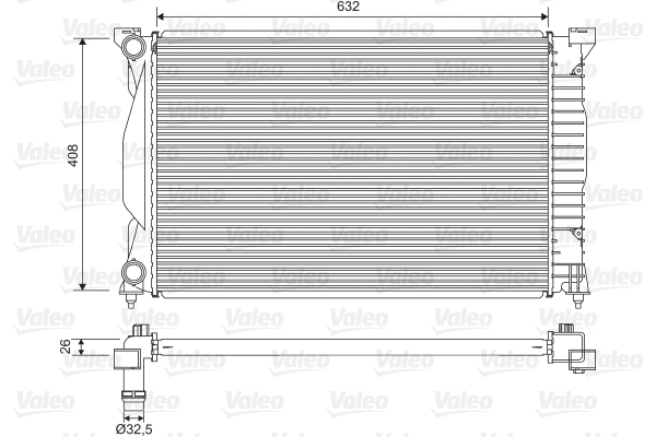 Radiator, engine cooling (734269)