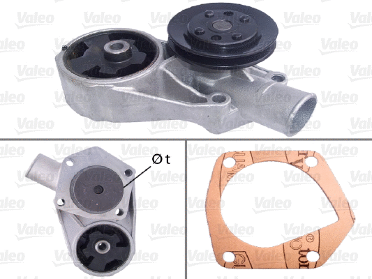 Water Pump, engine cooling (506634)