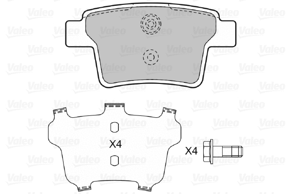 Brake Pad Set, disc brake (598740)
